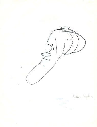 schizzi di Federico Fellini