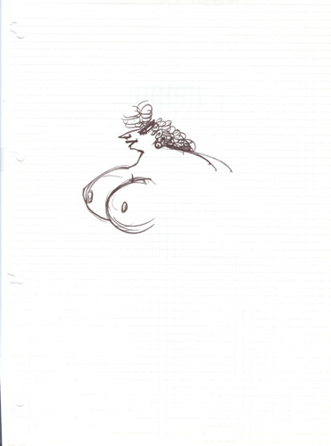 schizzi di Federico Fellini