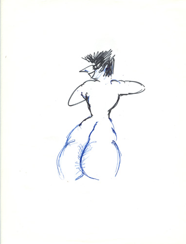 schizzi di Federico Fellini