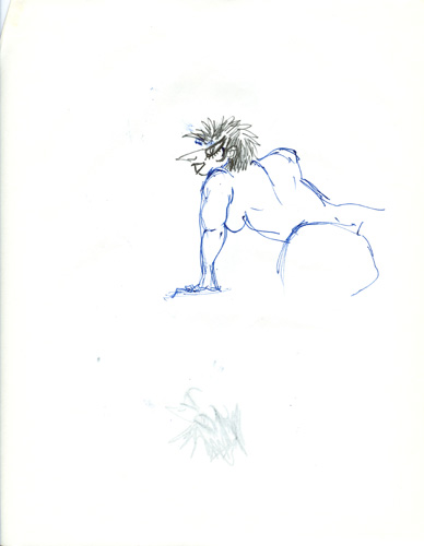 schizzi di Federico Fellini