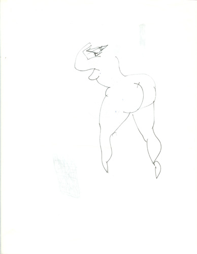 schizzi di Federico Fellini