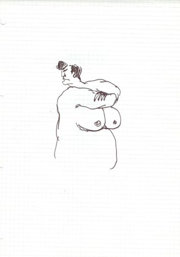schizzi di Federico Fellini