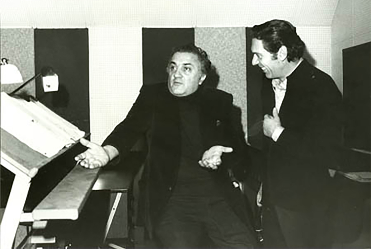 con federico fellini