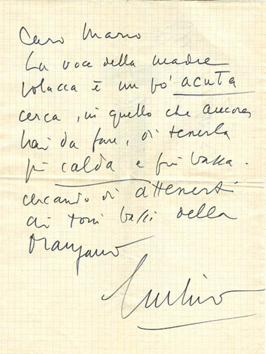 lettera da visconti