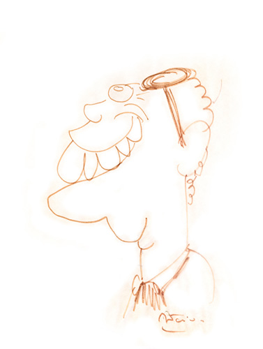schizzi di Federico Fellini