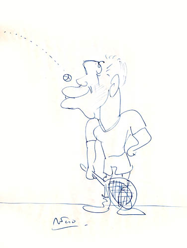 schizzi di Federico Fellini