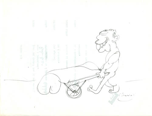 schizzi di Federico Fellini