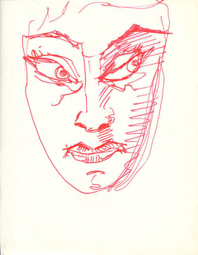schizzi di Luchino Visconti