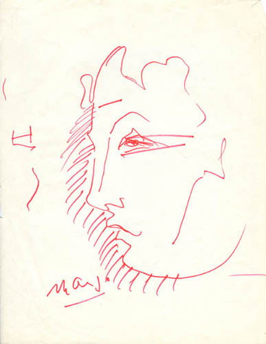 schizzi di Luchino Visconti